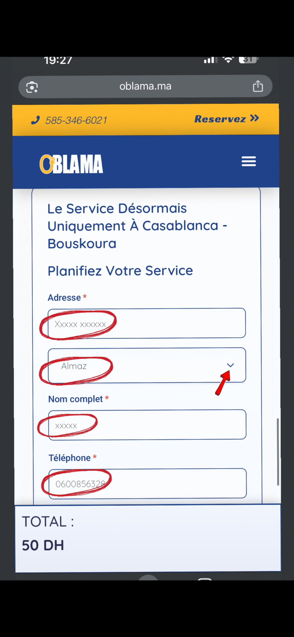 Étape 4 - Formulaire réservation